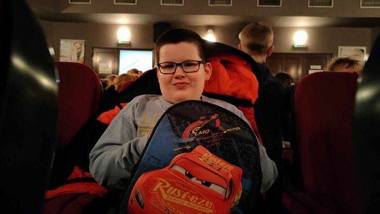 Grafika #8: Ferie w szkole - wyjazd do kina