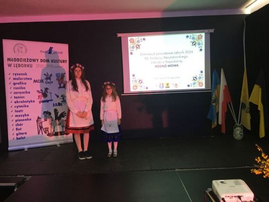 Grafika #4: Eliminacje powiatowe Lębork 2024 53. Konkursu Recytatorskiego Literatury Kaszubskiej "Rodnô Mòwa"